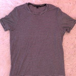 Black and white striped Brandy T-shirt dress